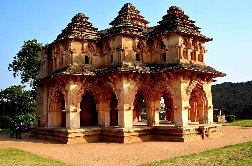 Architectural Highlights Of The Lotus Mahal In Hampi Vijayanagara
